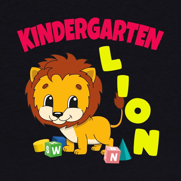 Kindergarten Lion Boys Gift by Foxxy Merch